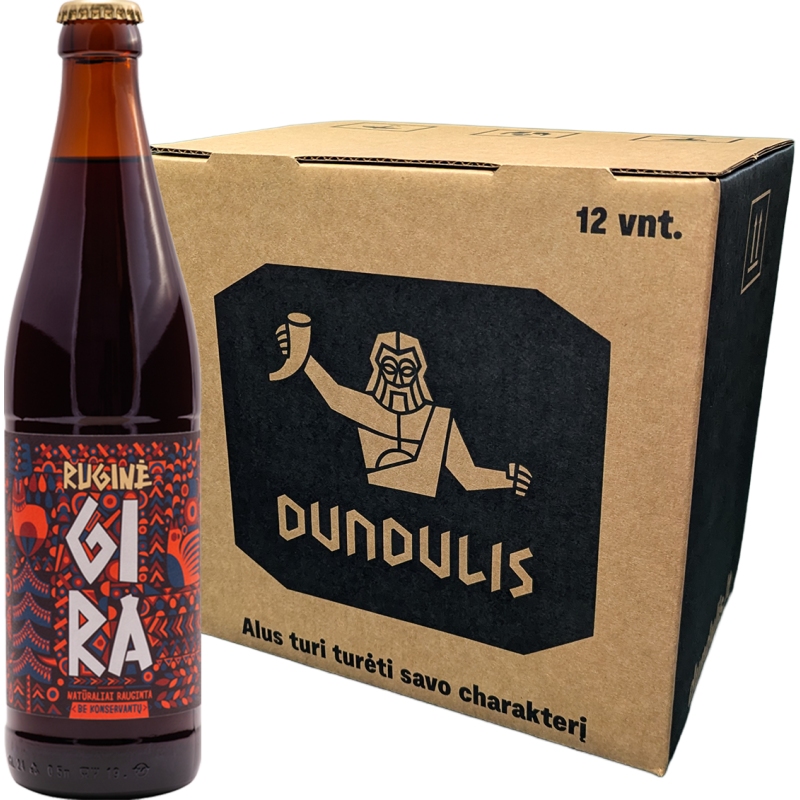 KVASS Non-alcoholic Rye Malt Brew BOX 12x0.5l