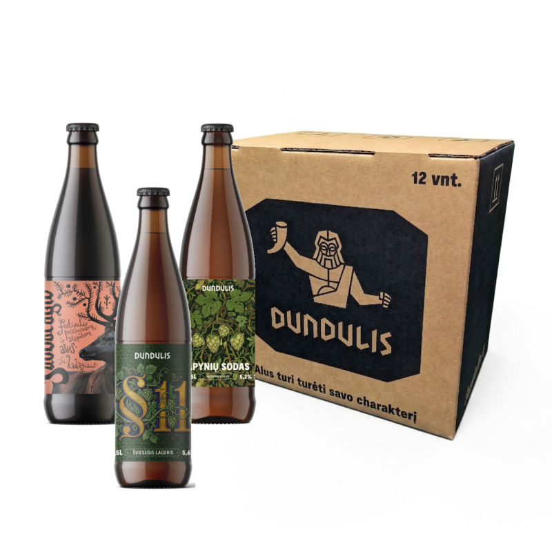 Pavasarinio alaus rinkinys.   12x0.5l dėžėje