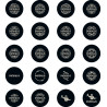 For collectors: set of  latest crown corks