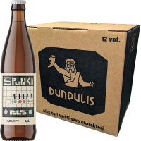 ŠPUNKA PILS Bohemijos pilsneris 4.8% DĖŽĖ 12X0,5l